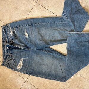 American Eagle Outfitters High-Rise Distressed Blue Women’s Jeans